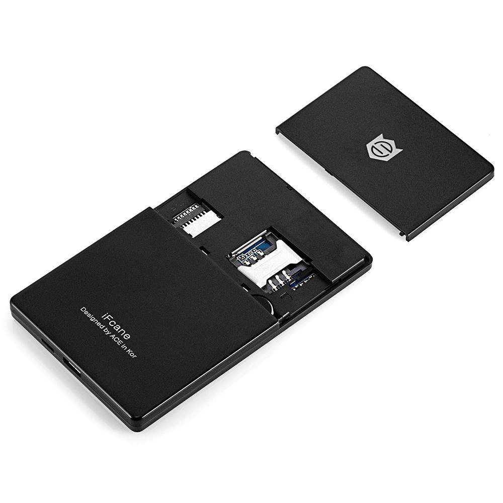 iFcane E1 Quad Band Unlocked Mini Card Phone Bluetooth 2.0 MP3 FM Alarm Clock - We Sell mobile Phones