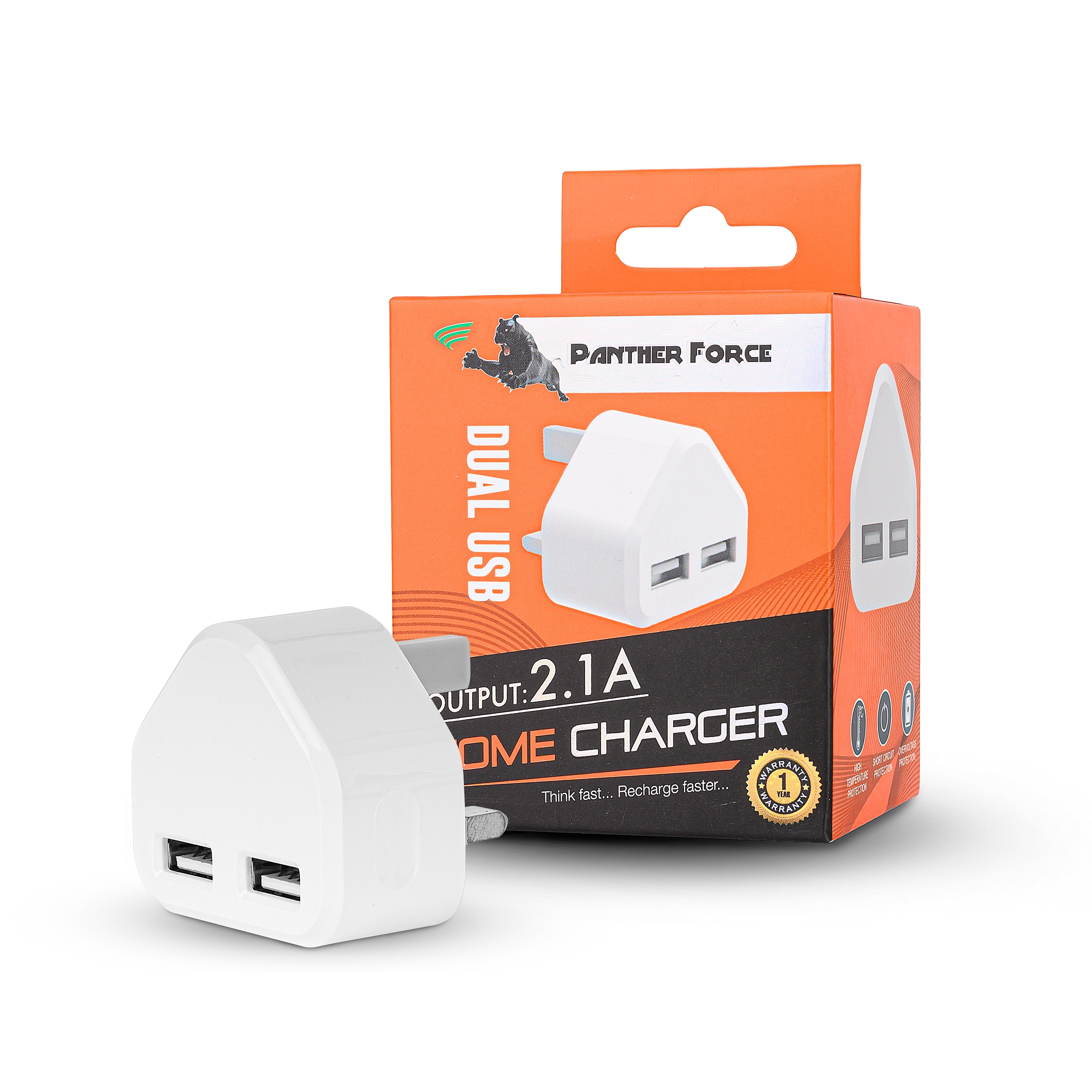 DUAL USB HOME CHARGER PLUG