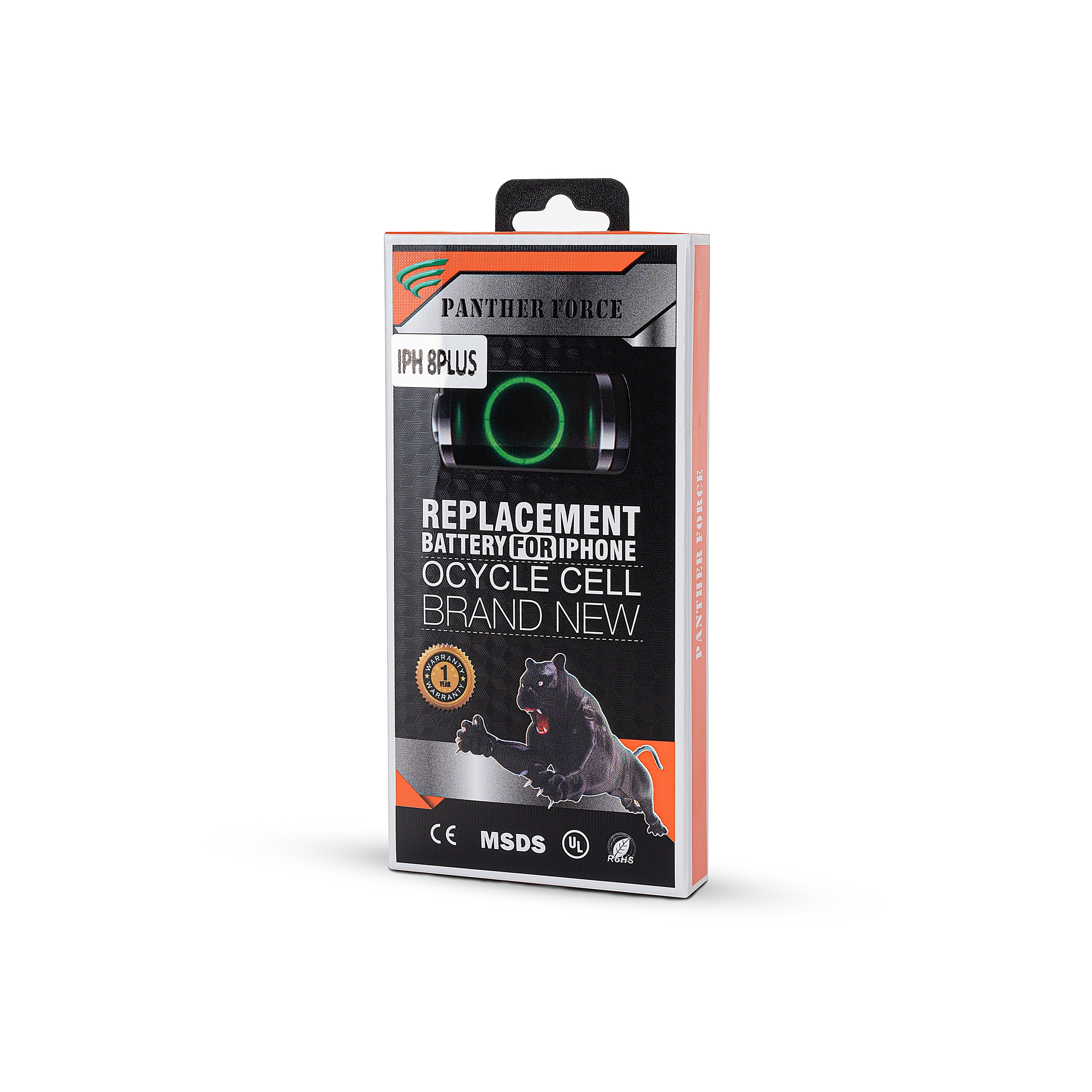 GENUINE PANTHER FORCE® REPLACEMENT BATTERY FOR APPLE iPHONE 8Plus– 2675 mAh