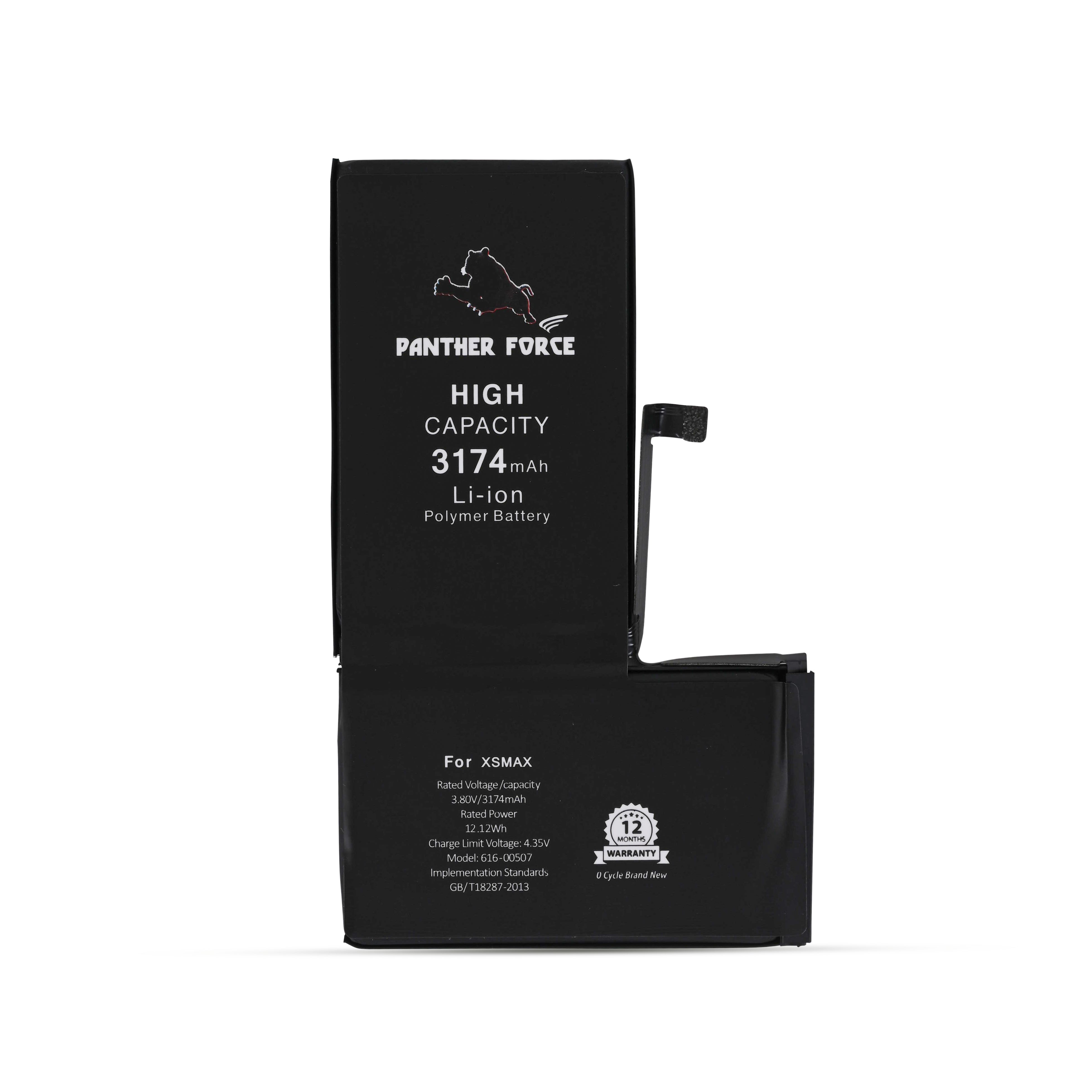 GENUINE PANTHER FORCE® REPLACEMENT BATTERY FOR APPLE iPHONE XSmax– 3174 mAh