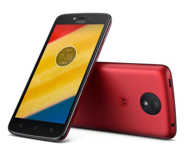 Sim Free Moto C Plus Mobile Phone - Red 16GB - We Sell mobile Phones