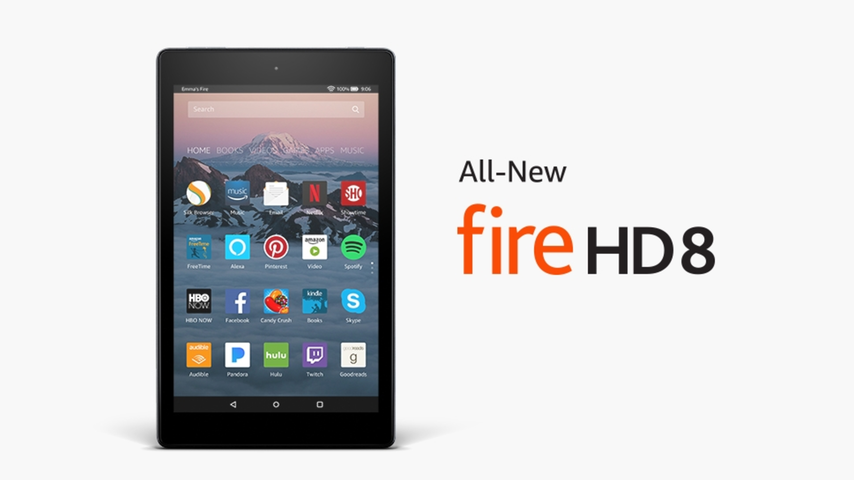 Fire HD 8 Tablet with Alexa, 8