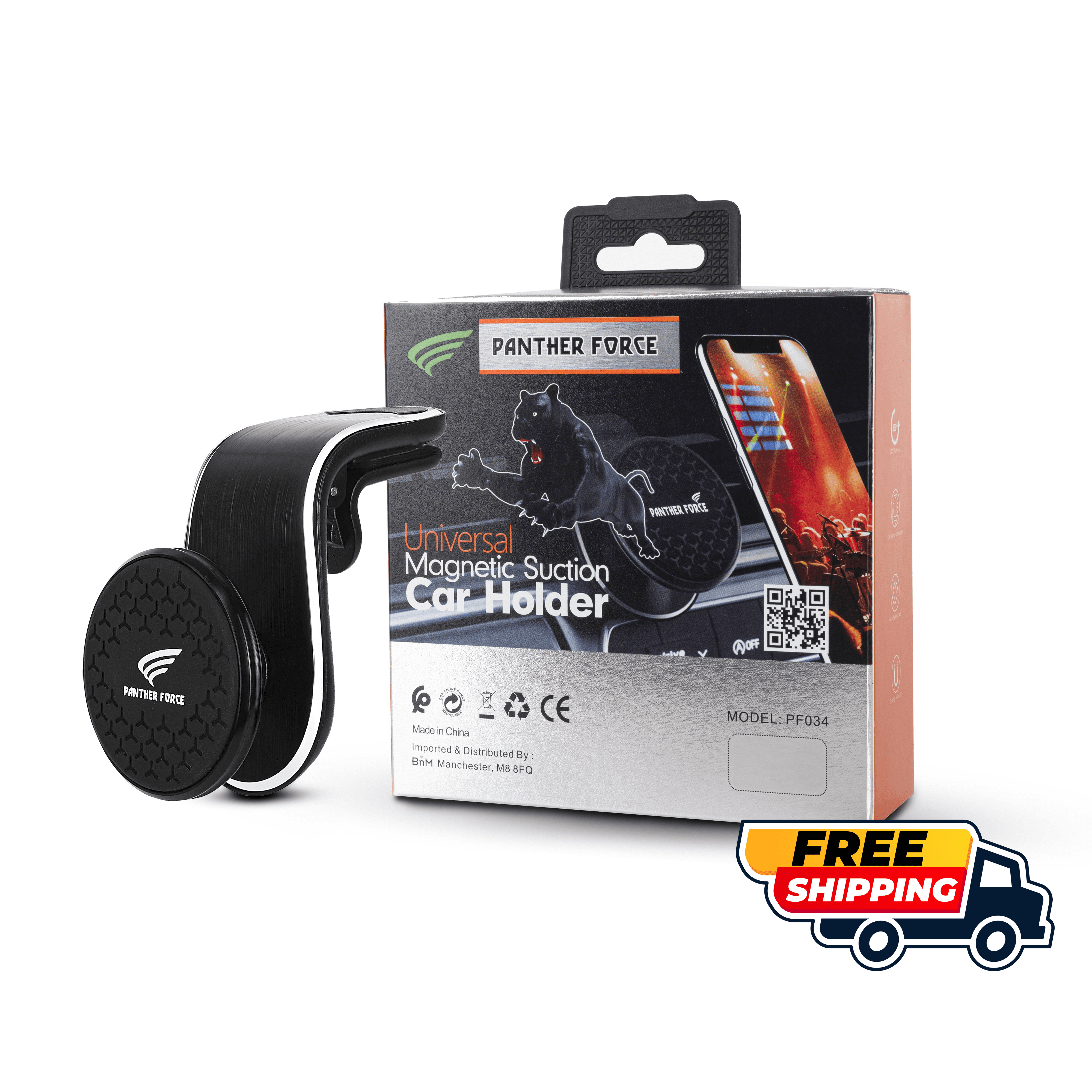 CLIP TO AIR VENT MAGNETIC PHONE HOLDER