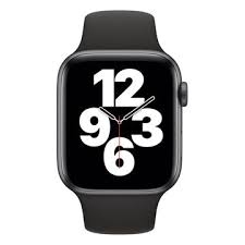 APPLE Watch Series 6 - Space Grey Aluminium with Black Sports Band, 44 mm
